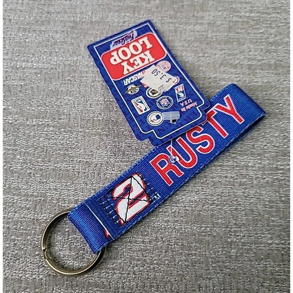 VTG Wincraft Nascar #2 Car Rusty Wallace Key Chains Shoe Laces Eyeglass Holder - Picture 8 of 8